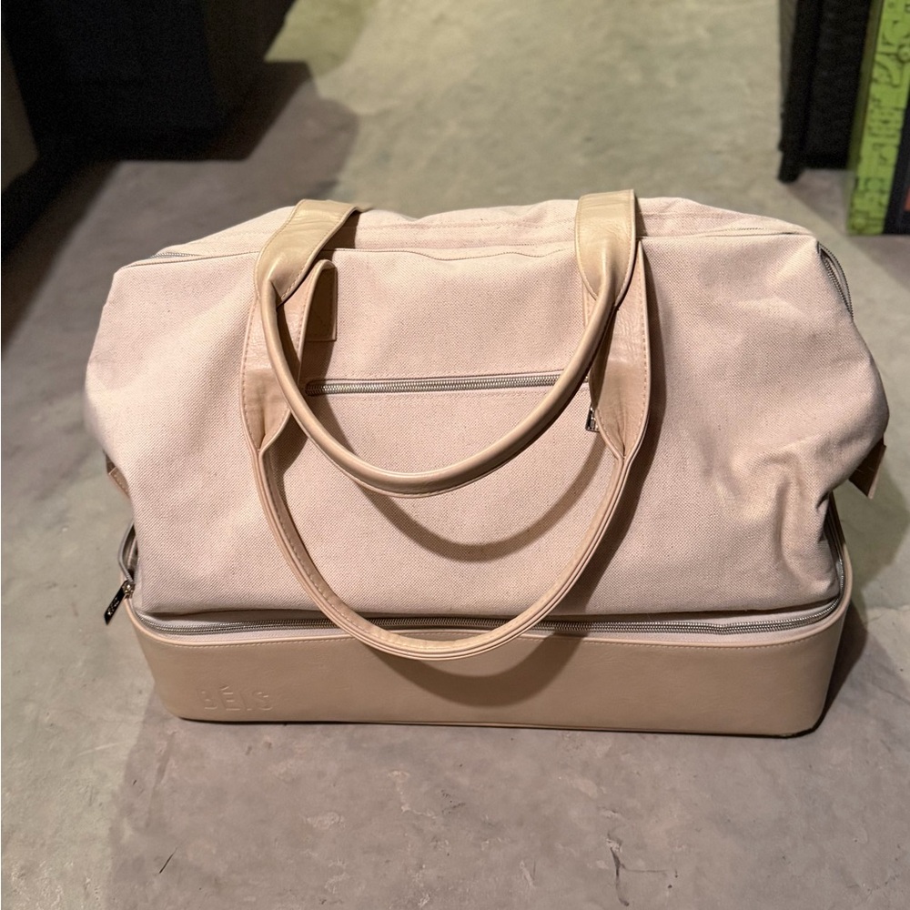 Beis Beige Weekender Bag